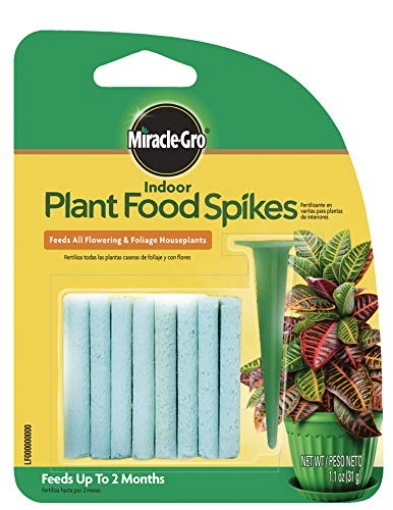 Picture of Miracle Gro 1002521 Miracle-Gro Indoor Plant Food Spikes, Includes 24 Spikes - Continuous Feeding for all Flowering and Foliage Houseplants - NPK 6-12-6 (EA)