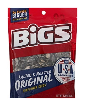 Picture of BIGS 500915 BIGS SEED SNFLWR ORGNL SALT&RS 5.35OZ (PK-12-EA)