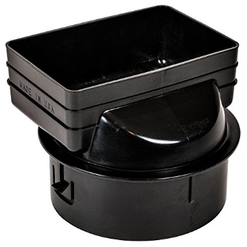 Picture of ADVANCE DRAINAGE SYSTEMS 0664AA Advanced Drainage Systems 0664AA Downspout Adaptor, 6" x 4" x 6" (EA)
