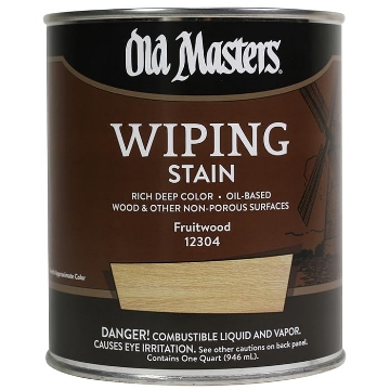 Picture of DIAMOND VOGEL INC 12304 Old Masters Semi-Transparent Fruitwood Oil-Based Wiping Stain 1 qt. (PK-4-EA)