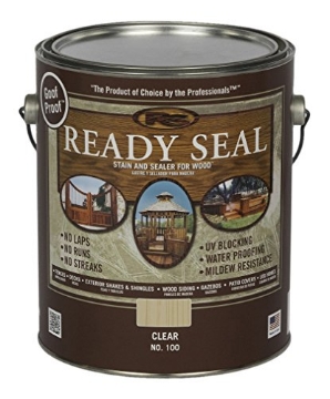 Picture of READY SEAL INC 100 Ready Seal 100 Clear, 1-Gallon Exterior Wood Stain and Sealer, 1 gallon (Packaging may vary) (EA)