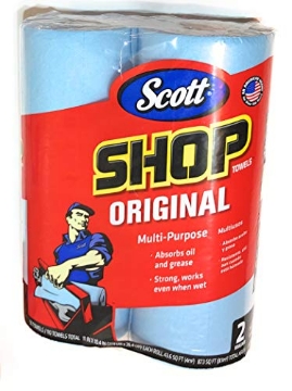 Picture of Scotts 75040 Kimberly-Clark Scott Paper Shop Towels 10.4 in. W x 11 in. L 2 pk (PK-12-EA)