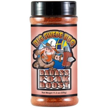 Picture of BIG SWEDE BBQ OW74510 Big Swede BBQ Pork Boost BBQ Rub 11.3 oz. - Case of: 6;6 (PK-6-EA)