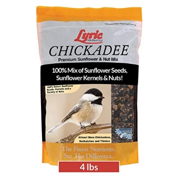 Picture of LYRIC 26-19063 Lyric Chickadee Wild Bird Seed - Sunflower & Nut Premium Wild Bird Seed for Outside Feeders, for Chickadees, Nuthatches & Titmice - 4 lb Bag (EA)