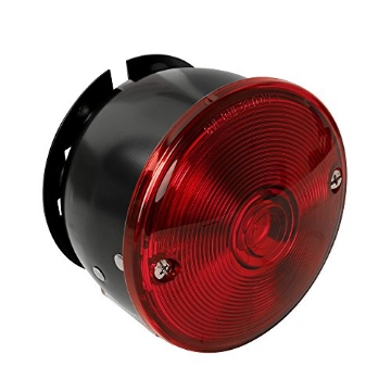 Picture of Hopkins Manufacturing B55UW Blazer International Hopkins B55UW 3-7/8" Red Round LED Stop Tail Turn Light – Waterproof Submersible Trailer Light for RV, Boat, Truck, Camper, Utility Vehicles (PK-2-EA)