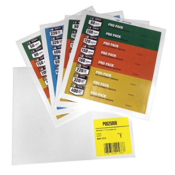 Picture of GATOR P0025008 Gator 11 in. H X 9 in. W X 0.2 in. L White Stick on Labels Tray Labels Paper (EA)