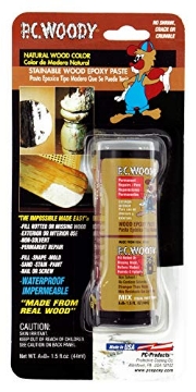 Picture of PC-WOODY WOODY 1.5 OZ PC Products PC-Woody Wood Repair Epoxy Paste, Two-Part 1.5 oz in Two Jars, Tan 23334 (EA)