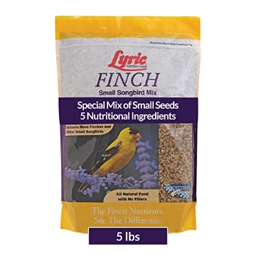Picture of LYRIC 26-47404 Lyric Finch - Small Songbird Wild Bird Seed for Outside Feeders, Attracts Goldfinches, House Finches & More, 5 lb Bag (EA)