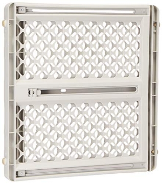 Picture of NORTH STATES 8615 North States Pet Gate Iii Pressure Mounted White, Gray, 2 x 42 x 26" (EA)