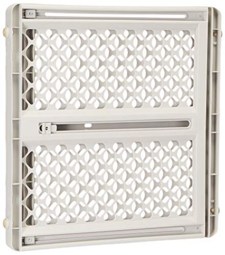 Picture of NORTH STATES 8615 North States Pet Gate Iii Pressure Mounted White, Gray, 2 x 42 x 26" (EA)