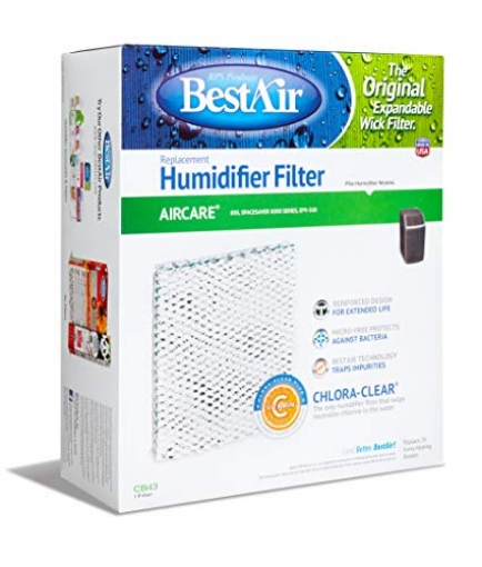 Picture of FREUDENBERG FILTRATION TECHNOLOGIES CB43 BestAir Extended Life Humidifier Wick Filter, CB43 (EA)