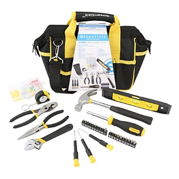 Picture of GREAT NECK SAW MFG CO 21044 GreatNeck 21044 Essentials Around the House Tool Set in Black Bag (EA)