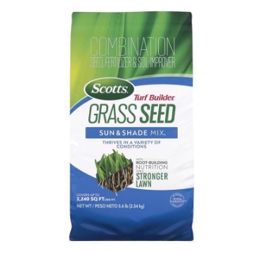 Picture of THE SCOTTS MIRACLE-GRO COMPANY 18055 Scotts Turf Builder Mixed Sun or Shade Fertilizer/Seed/Soil Improver 5.6 lb (EA)