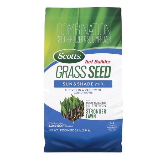 Picture of THE SCOTTS MIRACLE-GRO COMPANY 18055 Scotts Turf Builder Mixed Sun or Shade Fertilizer/Seed/Soil Improver 5.6 lb (EA)