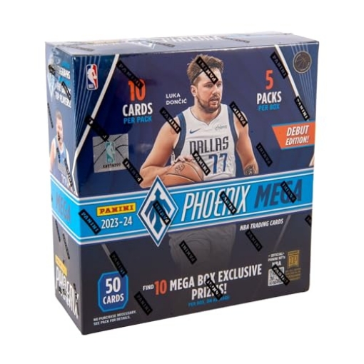 Picture of 2023/24 PHOENIX BASKETBALL 2-17267-20 2023-24 Panini Phoenix Basketball Trading Cards Mega Box (EA)