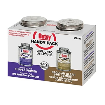 Picture of OATEY CO 30246 Oatey 30246 4 oz. PVC Regular Clear Cement and 4 oz. NSF Purple Primer Handy Pack (EA)