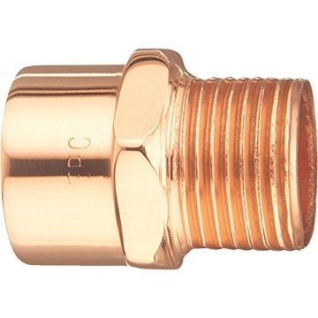 Picture of NIBCO INC W01190D Elkhart 30304Pipe Fittings copper To Mip, 3/8" x 1/2 " (EA)