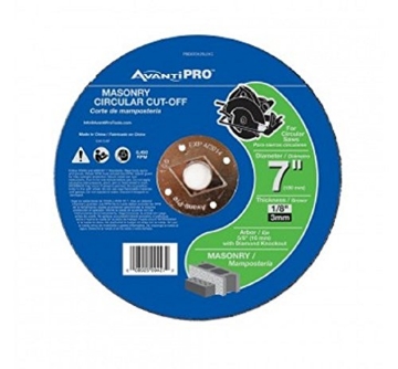 Picture of AVANTI PRO PBD070125L01C AVANTI PRO Cutoff Disc Ap Masonry 7 in (EA)