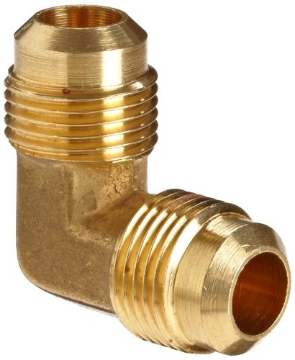 Picture of JMF COMPANY 4348629 Anderson Metals 54055-06 Brass Tube Fitting, 90 Degree Elbow, 3/8" x 3/8" Flare (PK-5-EA)