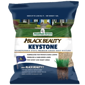 Picture of JONATHAN GREEN & SONS INC 10361 Jonathan Green (10361) Black Beauty Keystone PA Grass Seed (Made for Pennsylvania) - Cool Season Lawn Seed (7 lb) (EA)