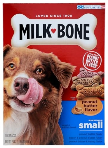 Picture of JM SMUCKER'S 108443 Milk-Bone Peanut Butter Flavor Dog Treats Variety Pack - Small/Medium - 24-Ounce (799247) (PK-6-EA)