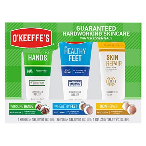 Picture of GOR 104763 O'Keeffe's Winter Essentials Including Working Hands, Healthy Feet and Skin Repair (PK-6-EA)
