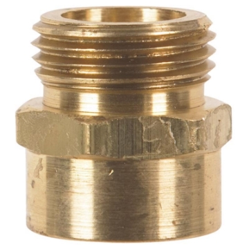 Picture of ACE TRADING - ZW 6JC126301511017 HOMEPLUS+ Brass 3/4 in. D X 3/4 in. D Hose Adapter 1 pk (PK-5-EA)