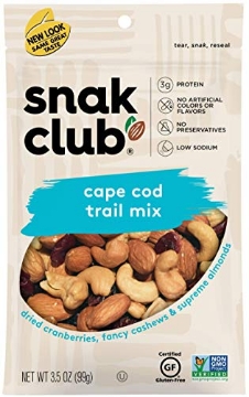 Picture of CENTURY SNACKS LLC 116705 Snak Club Cape Cod Trail Mix, 3.5 Ounce (Pack of 6) (PK-6-EA)