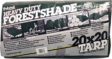 Picture of DEWITT COMPANY          P A20X20-P DeWitt A20X20-P 4.5 oz Heavy Duty Forest Shade Tarp, 20 x 20', Green (EA)