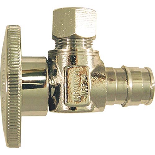 Picture of APOLLO INVESTMENT HOLDING EPXVA1238C CONBRACO EPXVA1238C 1/2" pex X 3/8" comp Expansion Pex Angle Valve (EA)