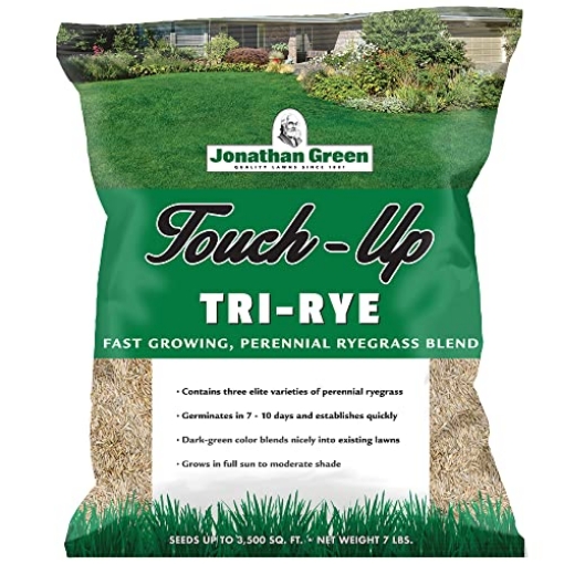 Picture of JONATHAN GREEN & SONS INC 12140 Jonathan Green (12140) Touch-Up TRI-RYE Perennial Ryegrass Grass Seed - Cool Season Lawn Seed (7 lb) (EA)
