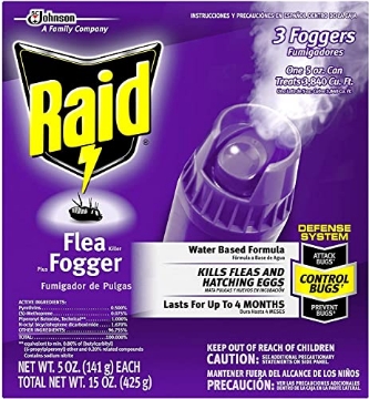 Picture of Raid 01654 Raid Flea Flogger Plus Killer, Kills Fleas and Hatching Eggs 3 Count (Pack of 1) (EA)