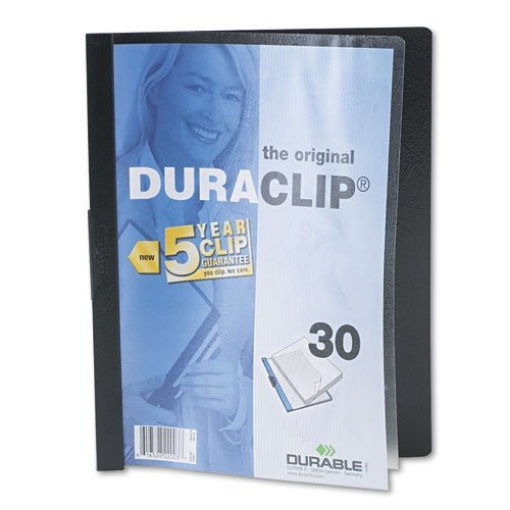 Picture of DURABLEOFF 220301 Durable Office Products DuraClip Report Cover, 30 Sheet Capacity, 11 x 8-1/2 Inches, Black (DBL220301) (EA)