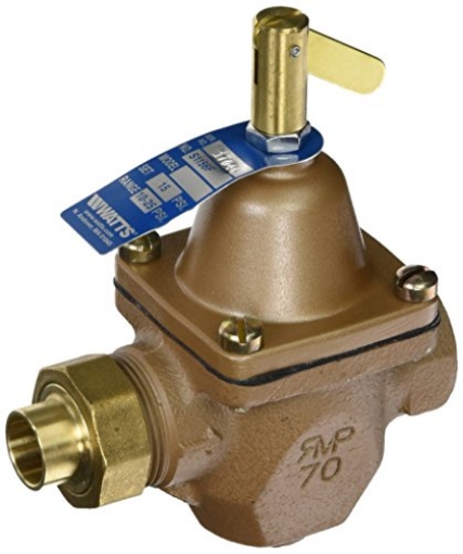 Picture of WATTS 950001 Watts Brass & Tubular S1156F 1/2 1/2" Boil WTR Regulator (EA)