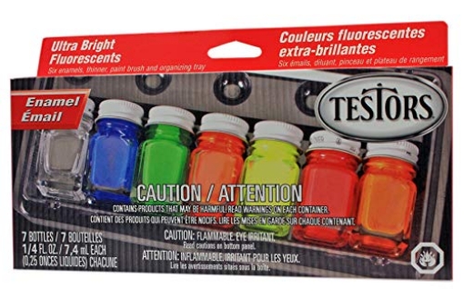 Picture of TESTORS 9132X Testors Enamel Paint Set, 9132X, Fluorescent (EA)
