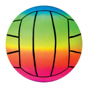 Picture of BALL BOUNCE AND SPORT INC 54-5262BX Hedstrom Volleyball PVC NEON 8.5" (EA)