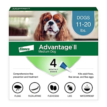 Picture of DRP RESOURCES INC 81520267-ATD Advantage II Medium Dog Vet-Recommended Flea Treatment & Prevention | Dogs 11-20 lbs. | 4-Month Supply (EA)