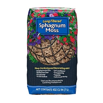 Picture of DELI INC ML0110 Mosser Lee ML0110 Long Fibered Sphagnum Moss – 432 cu in – High Water Retention, Soil-Free Gardening, Topiary Filler, Hanging Baskets, Crafts & Decoration (EA)
