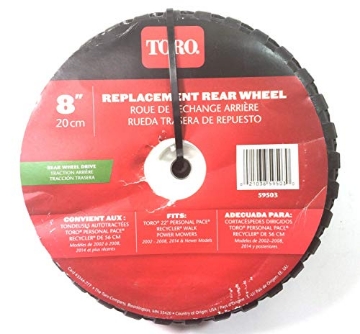 Picture of TORO IRRIGATION 59503 Toro Rear Mower Whl 8" 22" No Color Wheel with Alloy Steel (7.99 x 6. inches /1 x, 0 mm Offset) (EA)