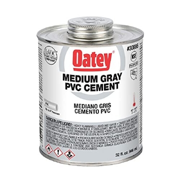 Picture of OATEY CO 30886 Oatey 30886 PVC Medium Cement, 32 oz, Gray (EA)