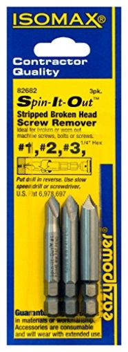 Picture of Eazy Power 82682 Eazypower 82682 Spin It Out Damaged Screw Removers, 1, 2, 3 (EA)