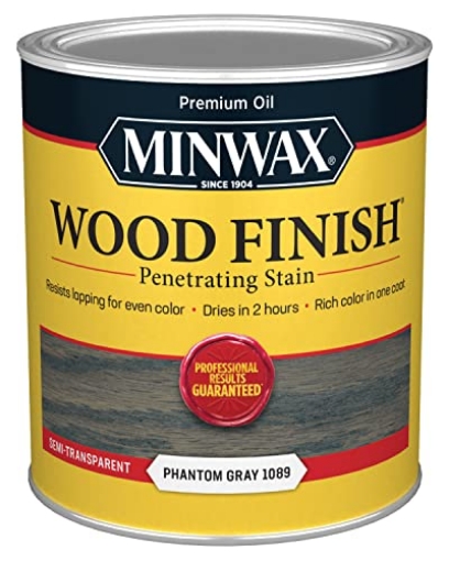 Picture of Minwax 118620000 Minwax® Wood Finish™, Phantom Gray, 1 Quart (PK-4-EA)