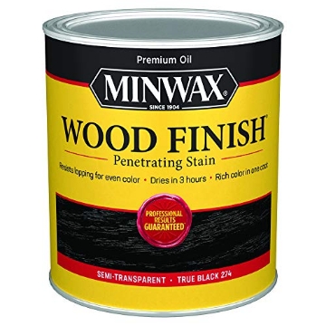 Picture of Minwax 700514444 Minwax Wood Finish 700514444, True Black Stain, Quart (EA)