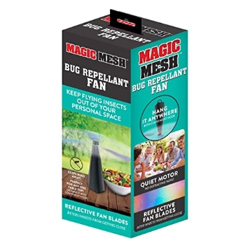Picture of MAGIC MESH MM761006 Magic Mesh Mm761006 Insect Repeller Bug Repellant Fan, Black, Plastic (EA)