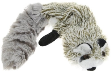 Picture of Spot 8639 Skinneeez Multicolored Raccoon Dog Toy Small Plush (EA)