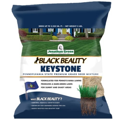 Picture of JONATHAN GREEN & SONS INC 10359 Jonathan Green (10360) Black Beauty Keystone PA Grass Seed (Made for Pennsylvania) - Cool Season Lawn Seed (3 lb) (EA)