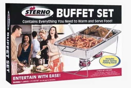Picture of STERNO HOME 70370 Sterno Group The 70182 4-Piece Buffet Kit - Quantity 1 (EA)