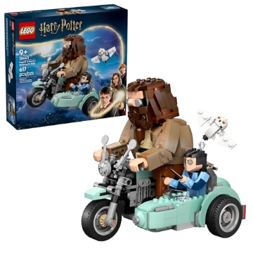 Picture of Lego 76443 LEGO Harry Potter Hagrid & Harry's Motorcycle Ride Building Toy - Kids Motorcycle Toy for Boys and Girls, Harry Potter Fans, Ages 9+ - Gift Idea for Birthdays - 76443 (EA)