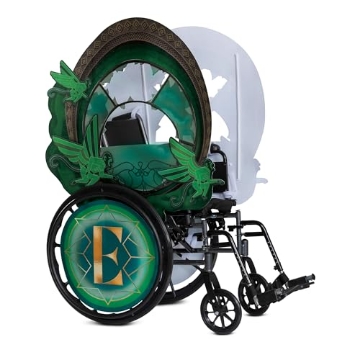 Picture of Morris Costumes DG173779 Disguise Wicked Elphaba Wheelchair Cover, Official Wicked Movie Adaptive Wheelchair Cover Costume Accessory (EA)