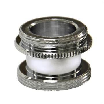 Picture of DANCO INC 9D00010517 Danco 10517 9D000 Chrome Male Aerator Adapter for Speakman Faucets, 15/16"-27M X 55/64"-27M, Brass (EA)